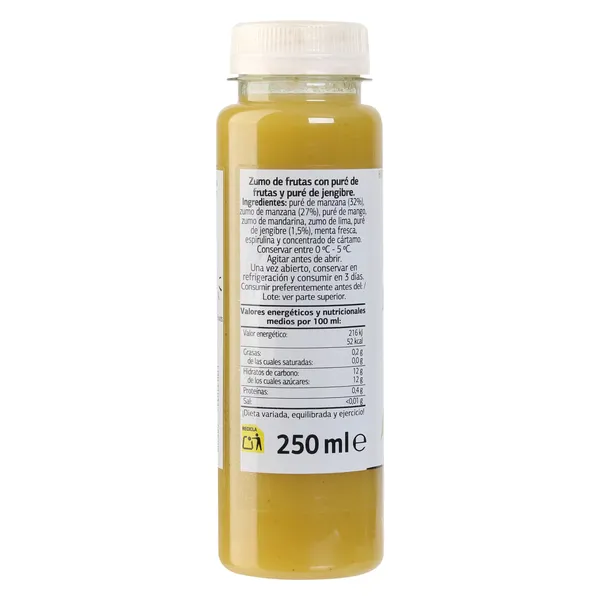 Smoothie de manzana y jengibre Dia Saborfera 250 ml 3