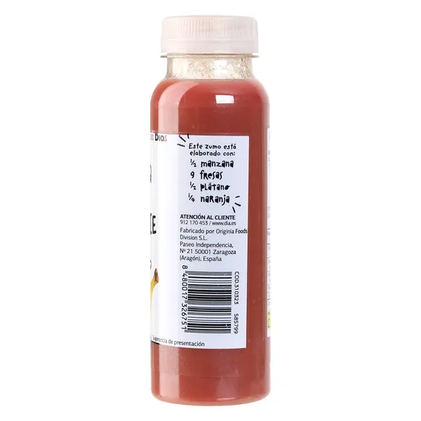 Smoothie fresa y plátano Dia Saborfera 250 ml 4