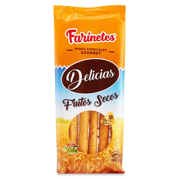 Pan con frutos secos Farinetes 65 g 2