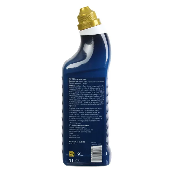 Gel limpiador WC brisa Dia Super Paco 1 L 4