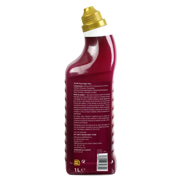 Gel limpiador WC floral Dia Super Paco 1 L 4