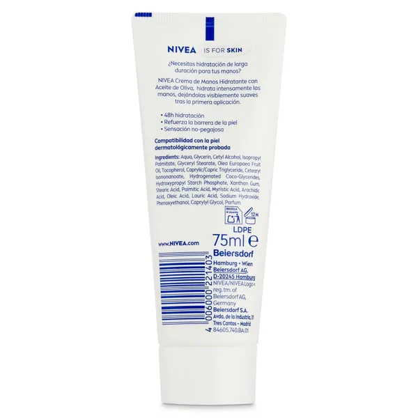 Crema de manos oliva Nivea 75 ml 3