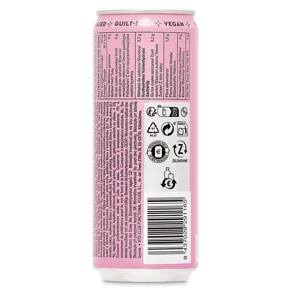 Refresco de frambuesa Vitaclub lata 33 cl 3