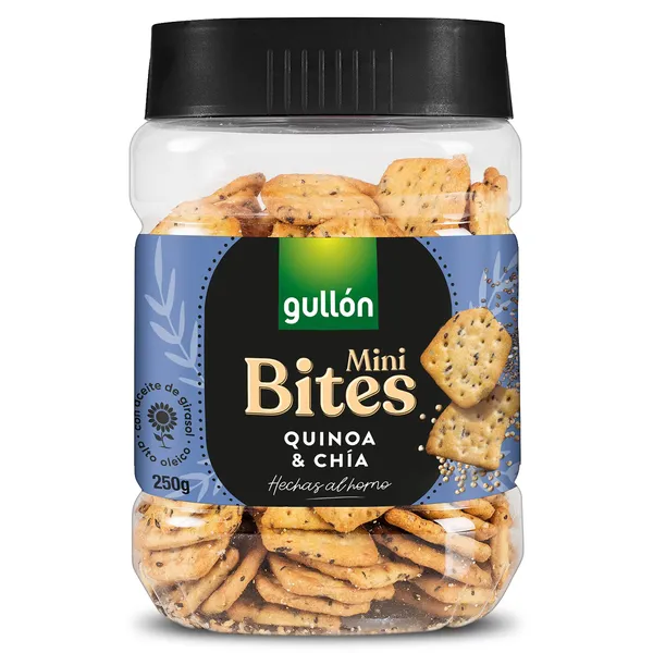 Galletas saladas con quinoa y chía Gullón 250 g 2