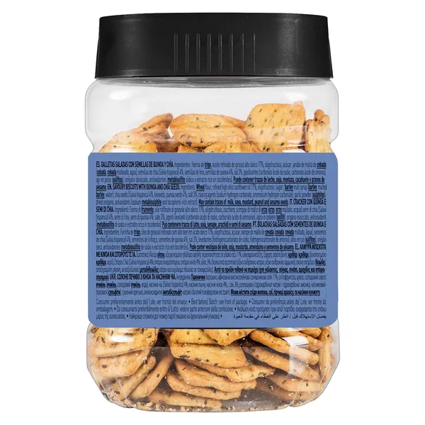 Galletas saladas con quinoa y chía Gullón 250 g 3