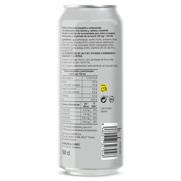 Bebida energética candy zero Dia El diablo 500 ml 3