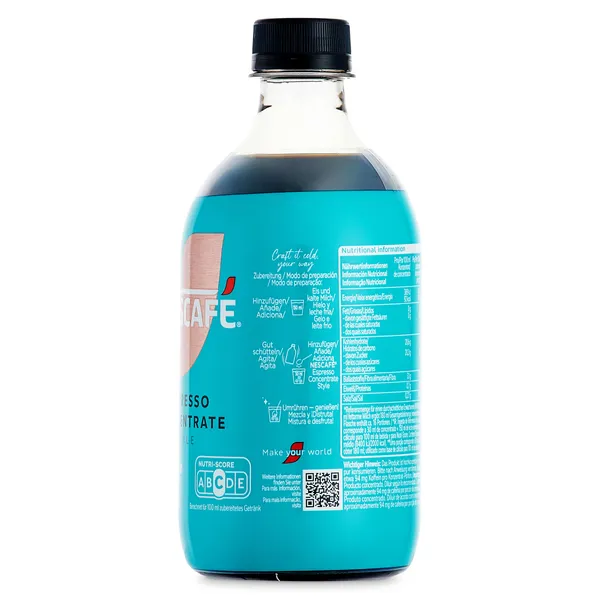 Café espresso concentrado vainilla Nescafé 500 ml 4