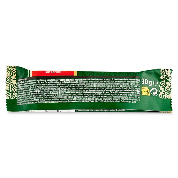 Barrita de chocolate con pistacho Nestlé 30 g 4
