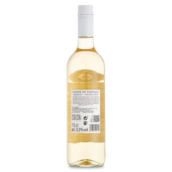 Vino blanco verdejo Conde de farnals 75 cl 3