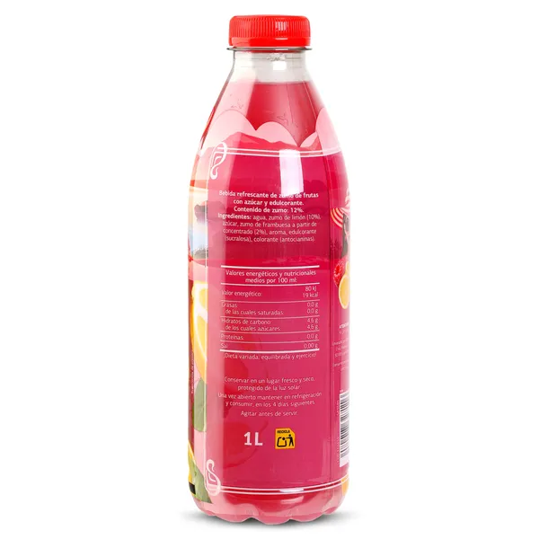 Limonada con frambuesa Dia Saborfera 1 L 3