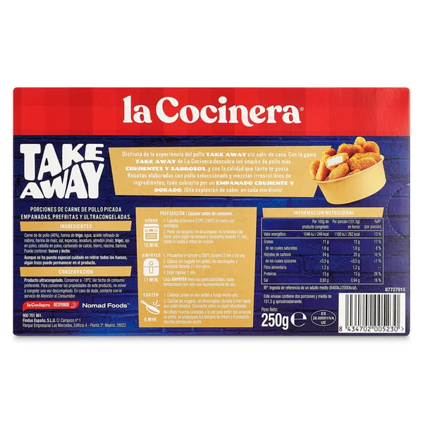 Nuggets de pollo La Cocinera 250 g 4