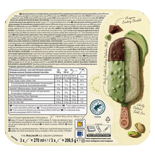 Magnum Signature pistacho 3 x 69,5 g 4