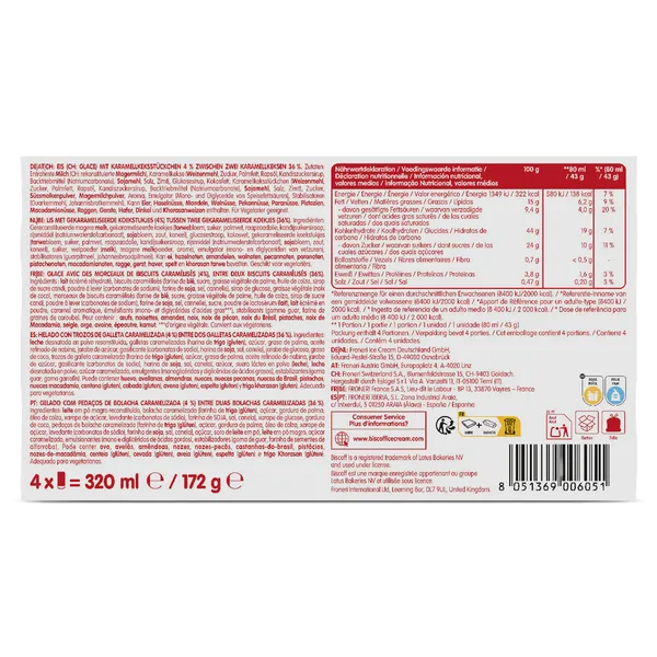 Sándwich Lotus Biscuit 4 x 43 g 4
