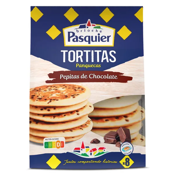 Tortitas con pepitas de chocolate Brioche Pasquier 280 g 2