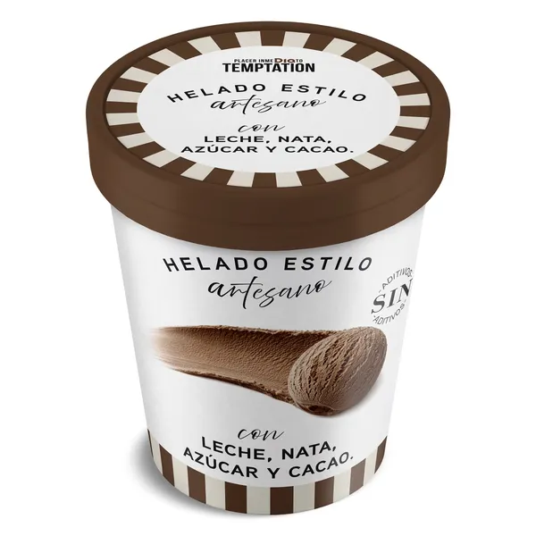 Tarrina de helado Artesano de cacao Dia Temptation 400 g 4