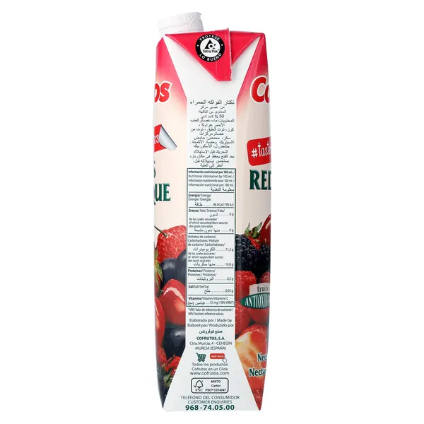 Néctar de frutas del bosque Cofrutos 1 L 4