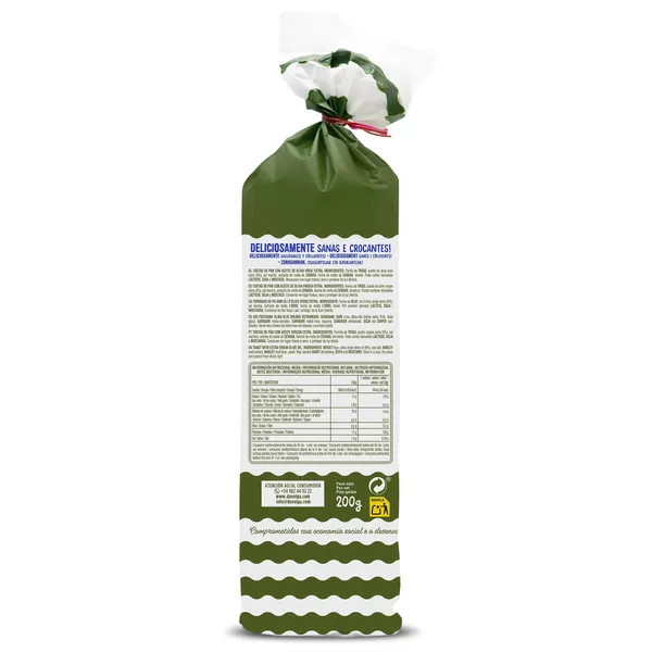 Tostas de pan mariñeiras con aceite de oliva Daveiga 200 g 4