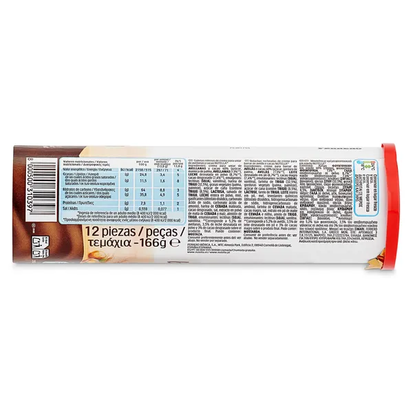 Galletas rellenas de Nutella 166 g 3