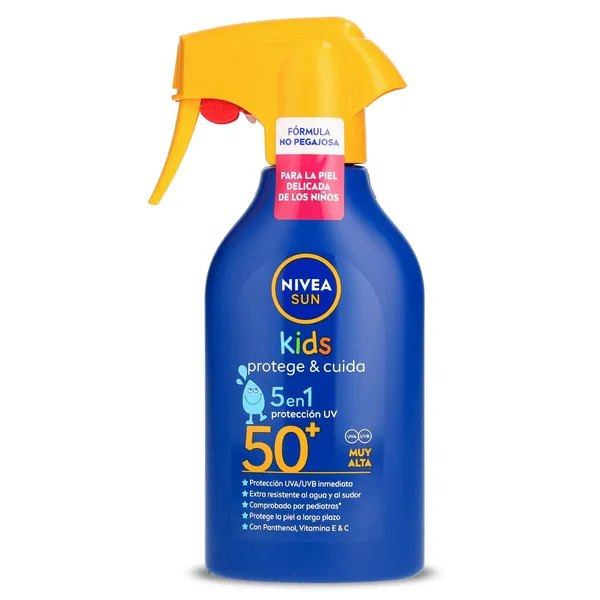 Protector solar infantil en spray protege & cuida SPF 50+ Nivea 250 ml 2