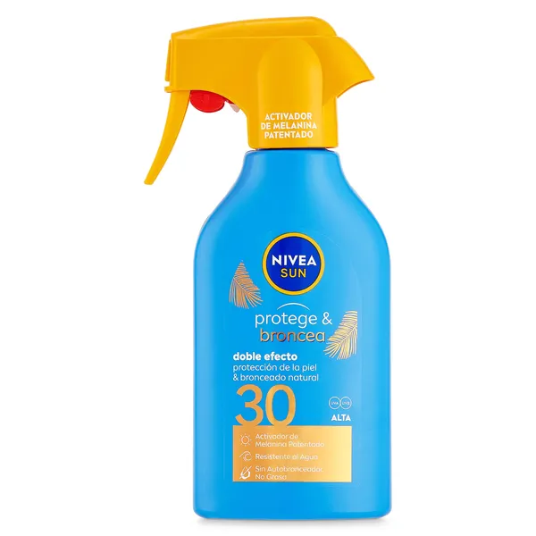 Protector solar en spray protege & broncea SPF 30 Nivea 250 ml 2