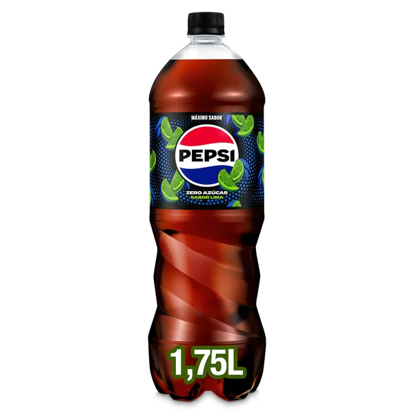 Pepsi zero azúcar sabor lima 1,75 L 2