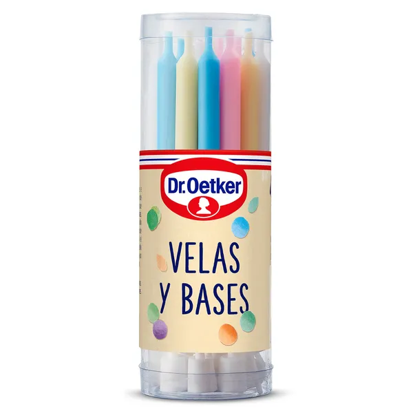 Velas de cumpleaños y bases Dr. Oetker 20 unidades 3