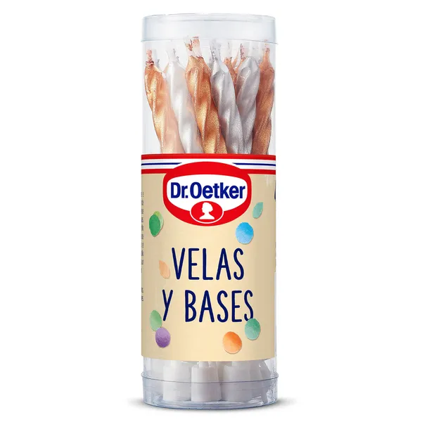 Velas de cumpleaños y bases Dr. Oetker 20 unidades 4