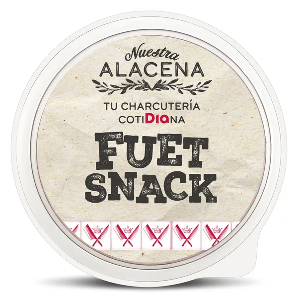 Fuet ya cortado Dia Nuestra Alacena 80 g 2