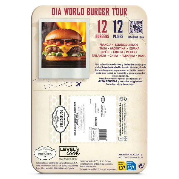 World Burger Argentina Selección de Dia 120 g 3