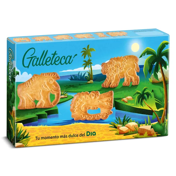 Galletas de animales prehistóricos Galleteca de Dia 130 g 3
