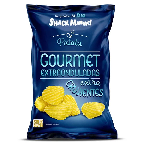 Patatas fritas gourmet extraonduladas Dia Snack Maniac 150 g 2