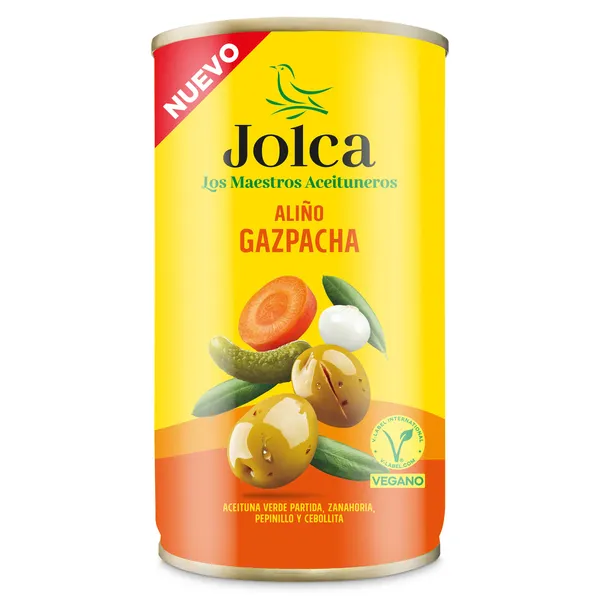 Aceitunas aliño gazpacha Jolca 185 g 2
