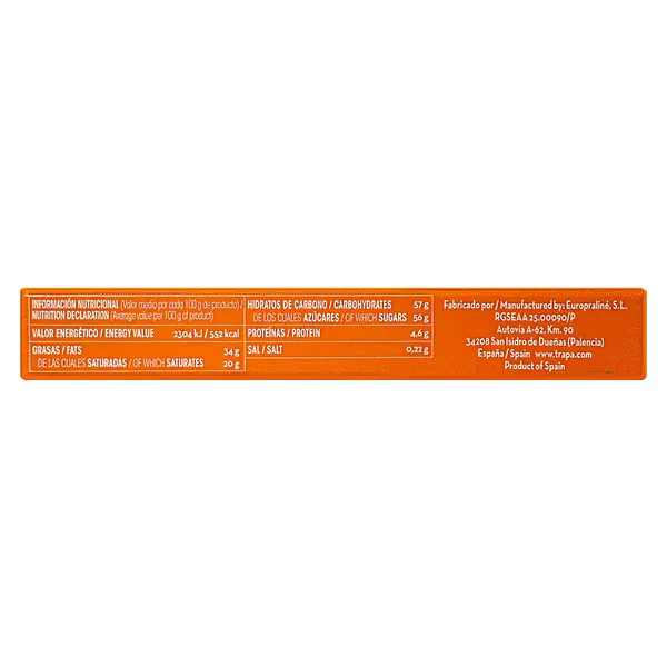 Bombones cortados avellana Trapa 40 g 5