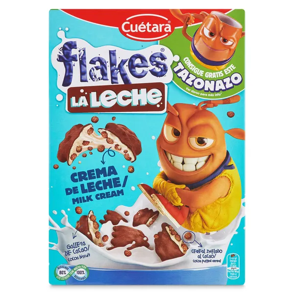Flakes crema de leche Cuétara 480 g 2