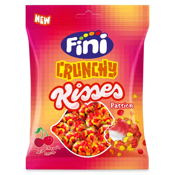 Crunchy kisses cereza Fini 75 g 2