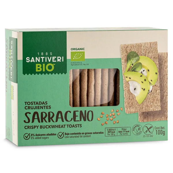 Tostadas de sarraceno Santiveri 100 g 2