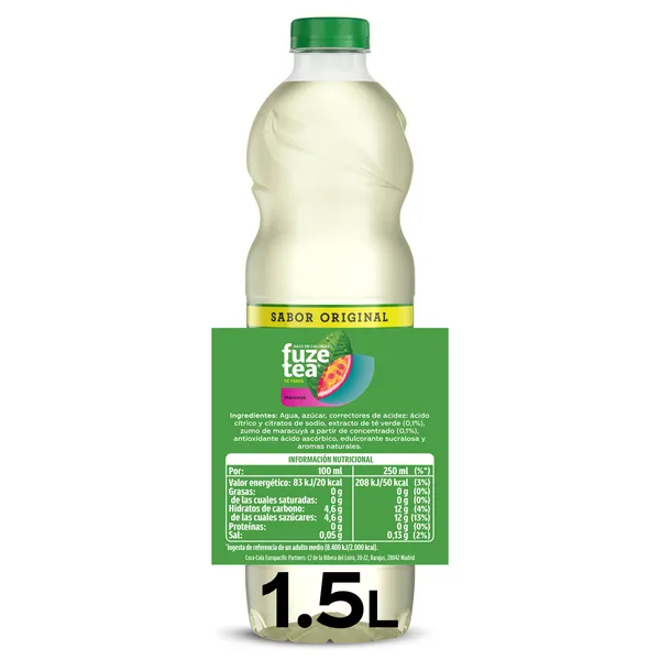 Fuze tea de maracuyá 1,5 L 3