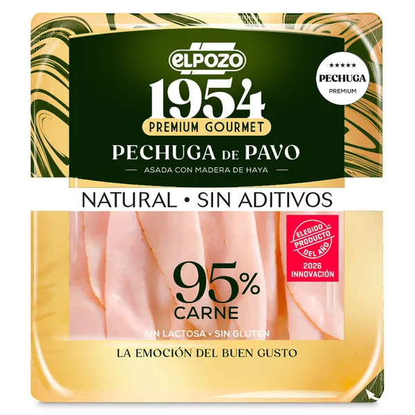 Pechuga de pavo 95% Elpozo 1954 120 g 2
