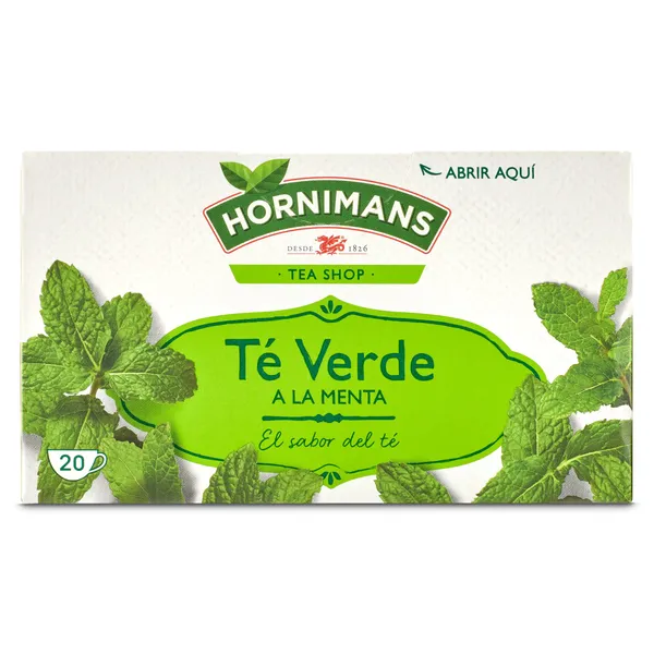 Té verde a la menta Hornimans 20 unidades 2