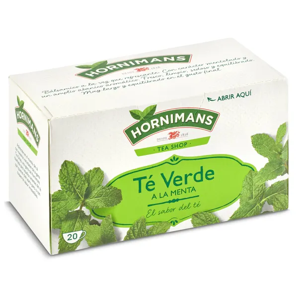 Té verde a la menta Hornimans 20 unidades 3