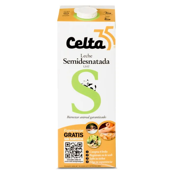 Leche semidesnatada Celta brik 1.5 l 2