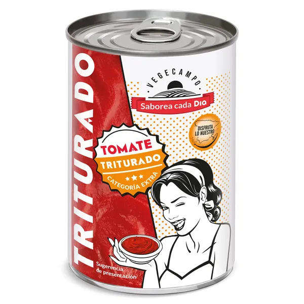 Tomate triturado Dia Vegecampo lata 400 g
