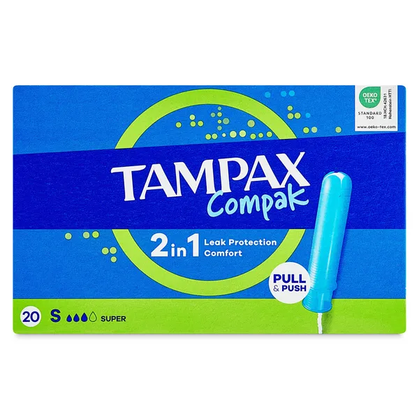 Tampón super Tampax caja 20 unidades 2