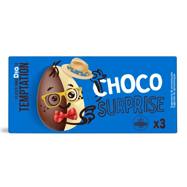 Huevo de chocolate con sorpresa Dia Temptation 60 g 2