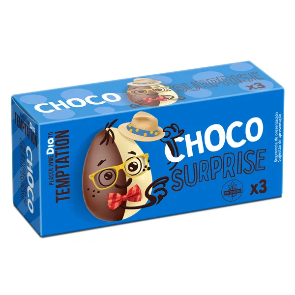 Huevo de chocolate con sorpresa Dia Temptation 60 g 3