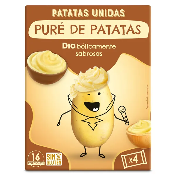 Puré de patatas Dia Patatas Unidas 500 g 2