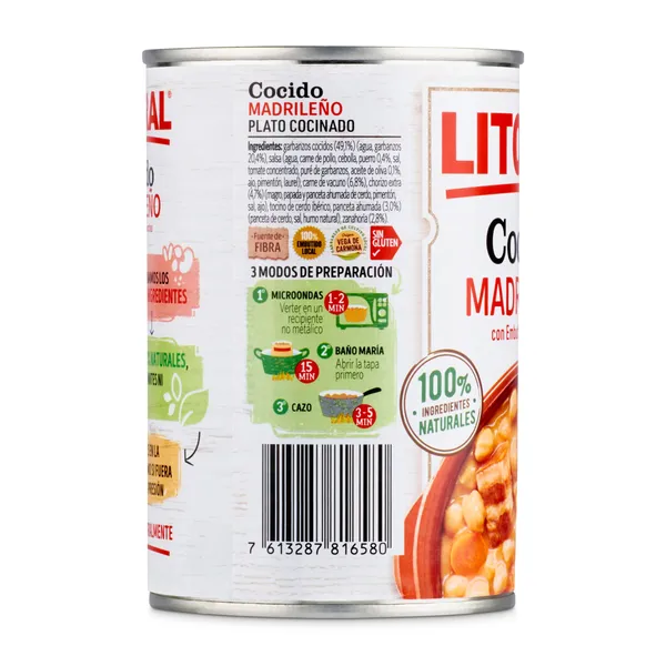 Cocido madrileño Litoral 425 g 2
