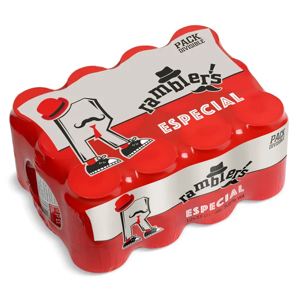 Cerveza especial Ramblers de Dia pack 12 x 33 cl