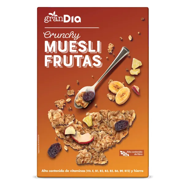 Muesli crujiente con frutas Gran Dia 500 g 2