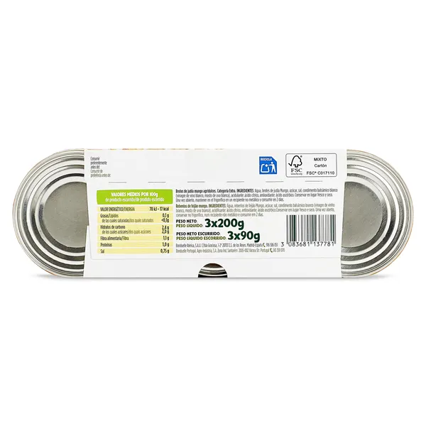 Brotes de soja Bonduelle 3 x 90 g 3